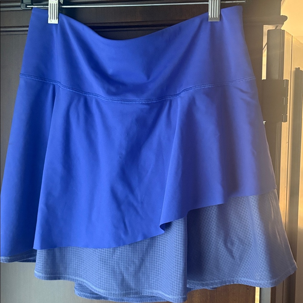 Athleta Mesh Top & Skirt Set (purple) top L skirt M - Picture 7 of 11